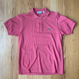 Lacoste Classic Fit Heathered Pique Polo Sz S